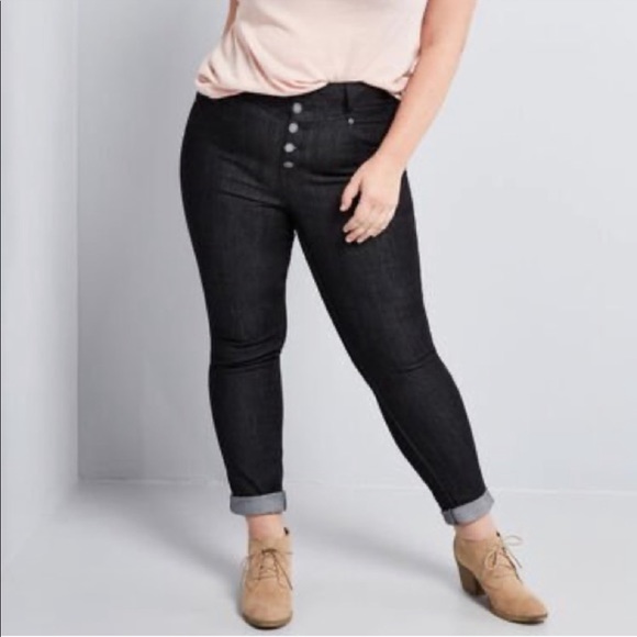 Modcloth Denim - ModCloth Karaoke Seamstress Skinny Jeans Size 24